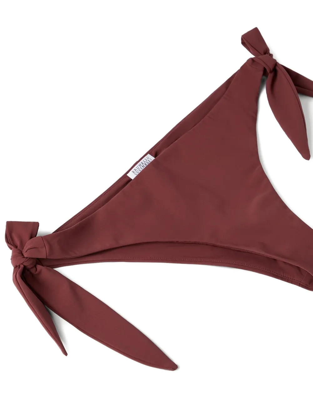  Brunello Cucinelli Tie-side Bikini Bottom - Brown 