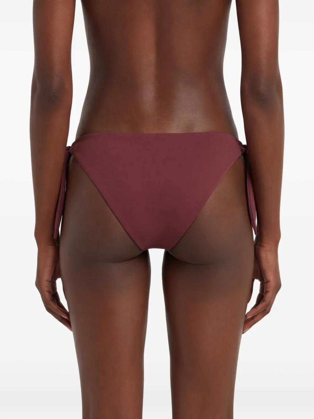 Brunello Cucinelli Bikinislip met strik aan de zijkant Bruin