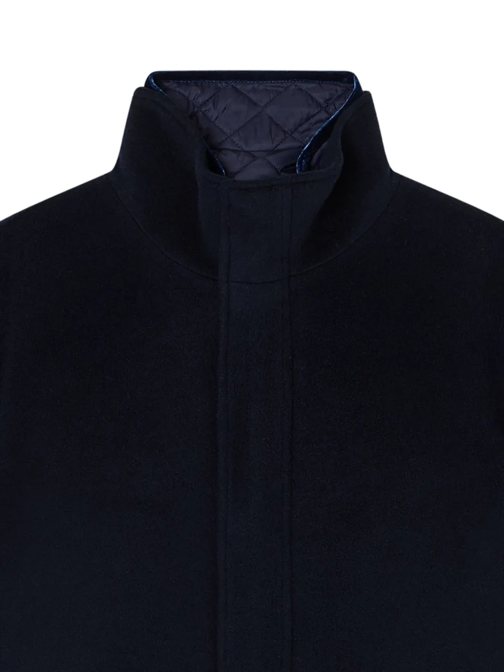 Emporio Armani Jas met hoge hals Blauw