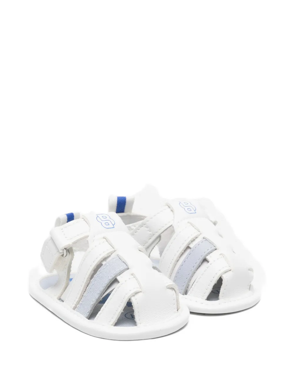BOSS Kidswear logo-print pre-walkers shoes Wit