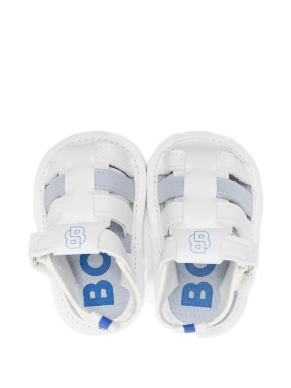 BOSS Kidswear logo-print pre-walkers shoes Wit