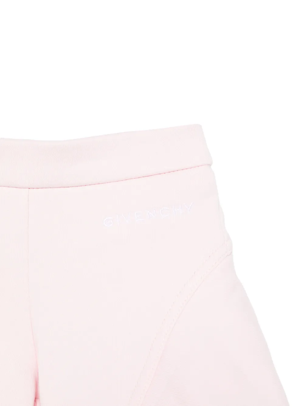 Givenchy Kids Skorts met geborduurd logo en ruches Roze