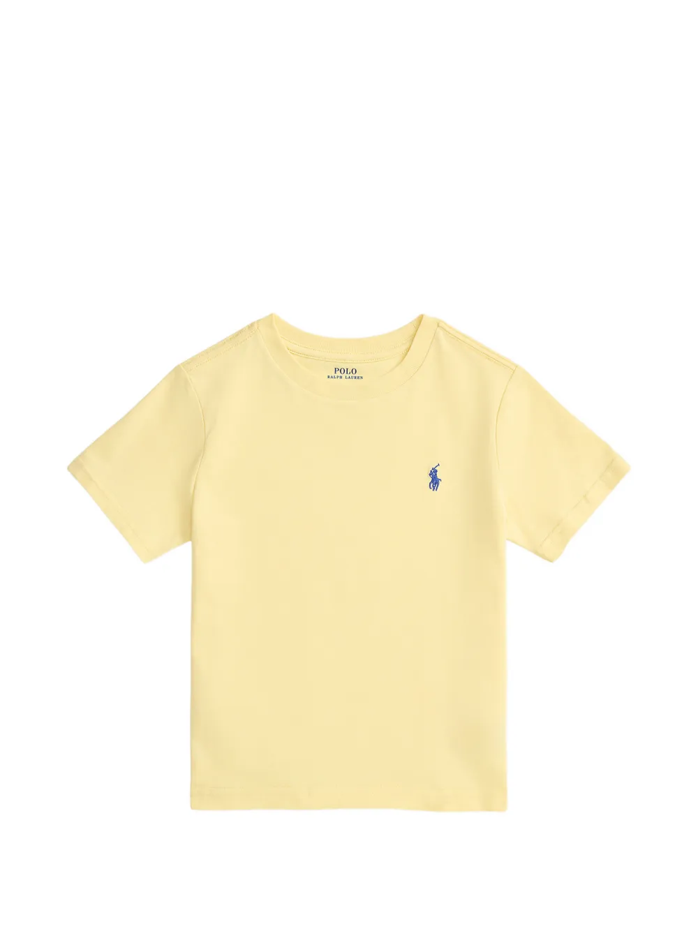POLO RALPH LAUREN KIDS logo-embroidered T-shirt - Giallo