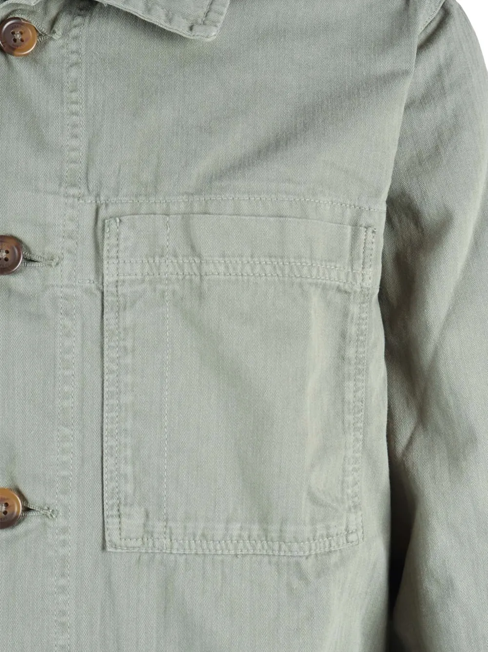  Sebago Dorr Herringbone Shirt - Green 