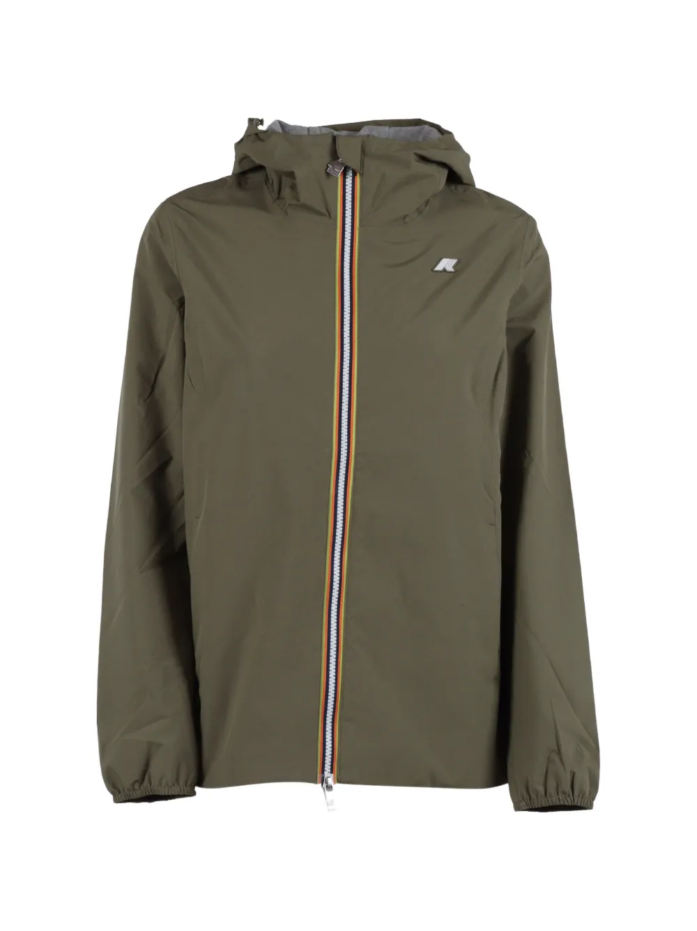 K-Way hooded zip jacket - Verde