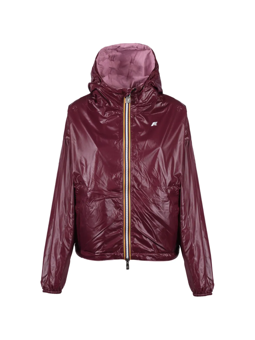  K-way Laurette Double Hooded Jacket - Pink 