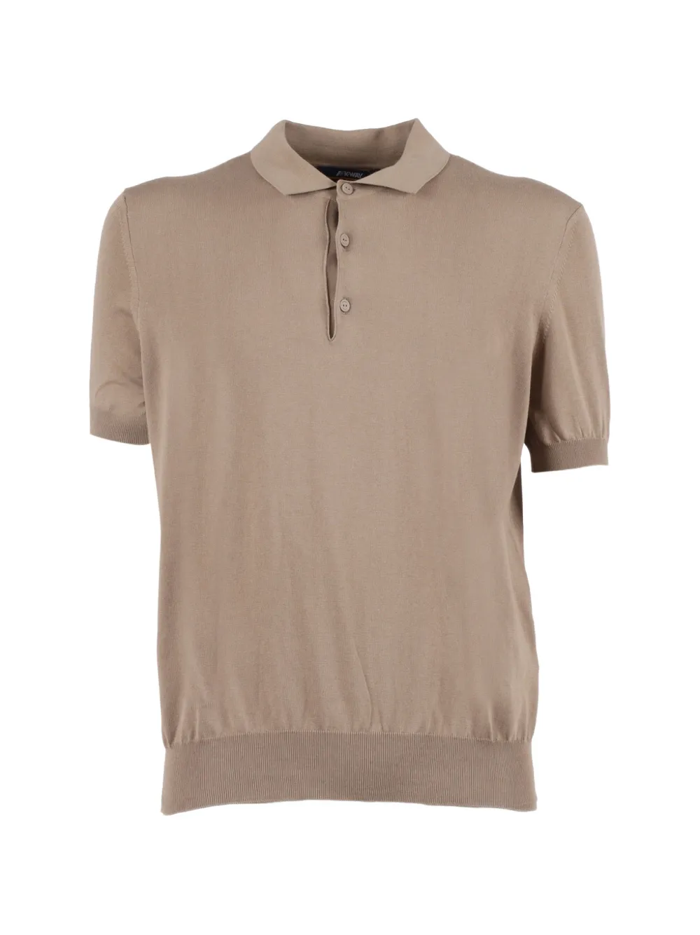 K-Way Pleyne buttoned polo shirt - Toni neutri