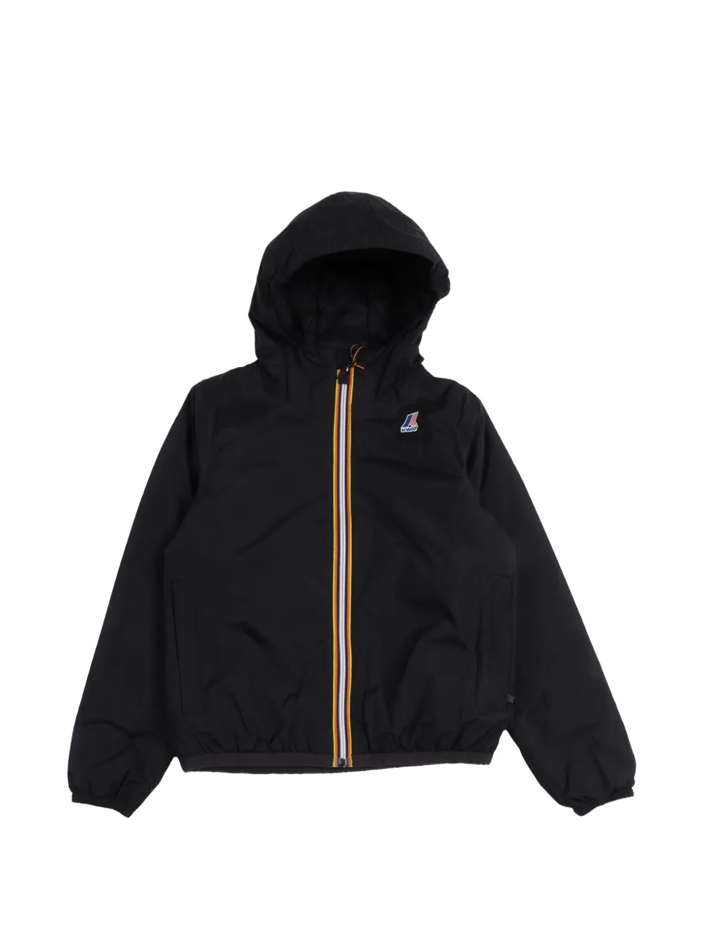 K Way Kids P. Le Vrai 4.0 Claude hooded zip jacket - Nero