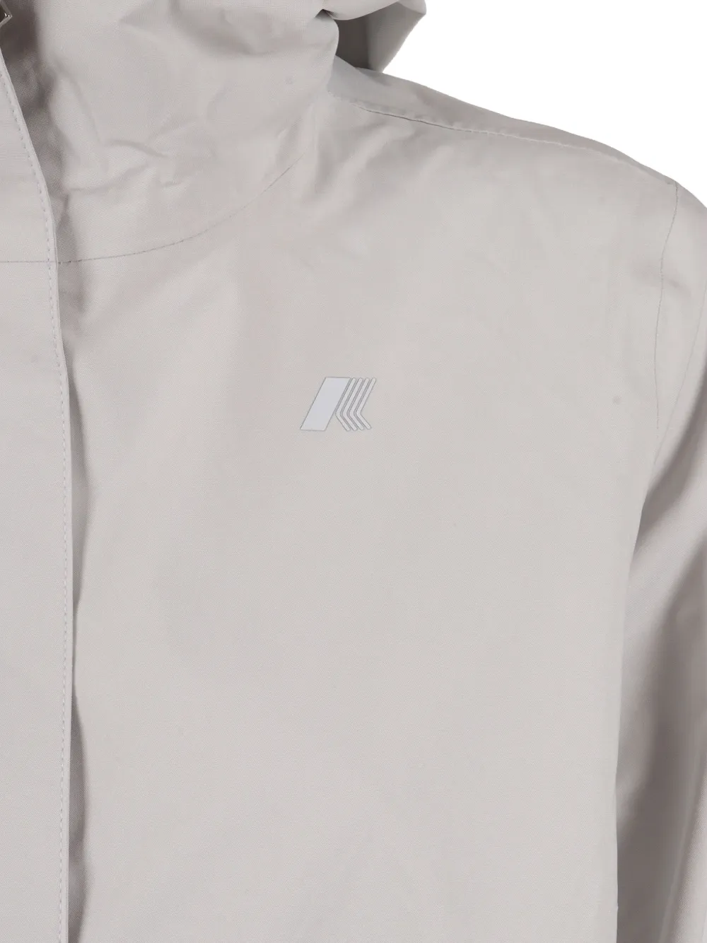  K-way Stretch Hooded Jacket - Grey 