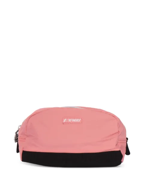K-Way Blair logo-detail wash bag