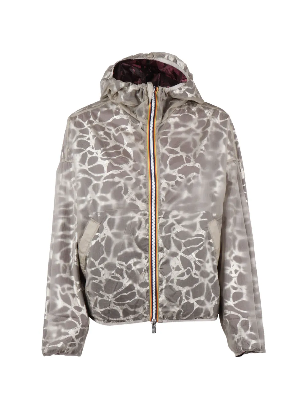  K-way Lightweight Hooded Jacket - Red 