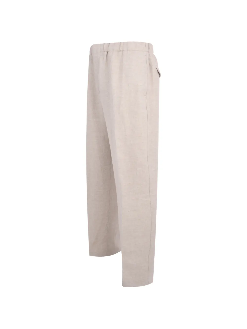 Lardini Broek met elastische tailleband Beige