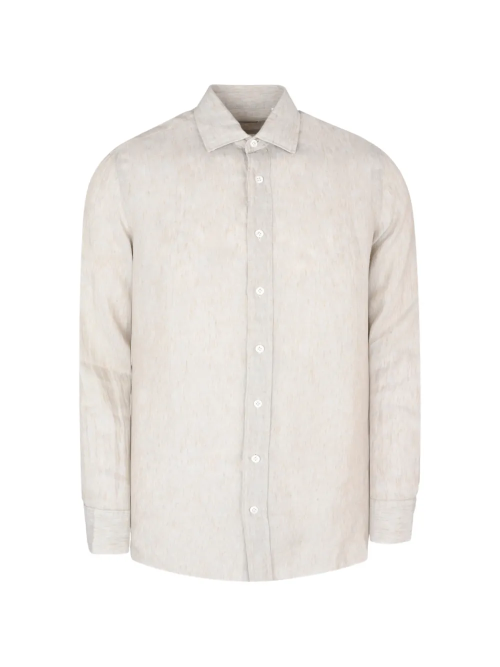 Lardini washed-finish shirt - Neutrals