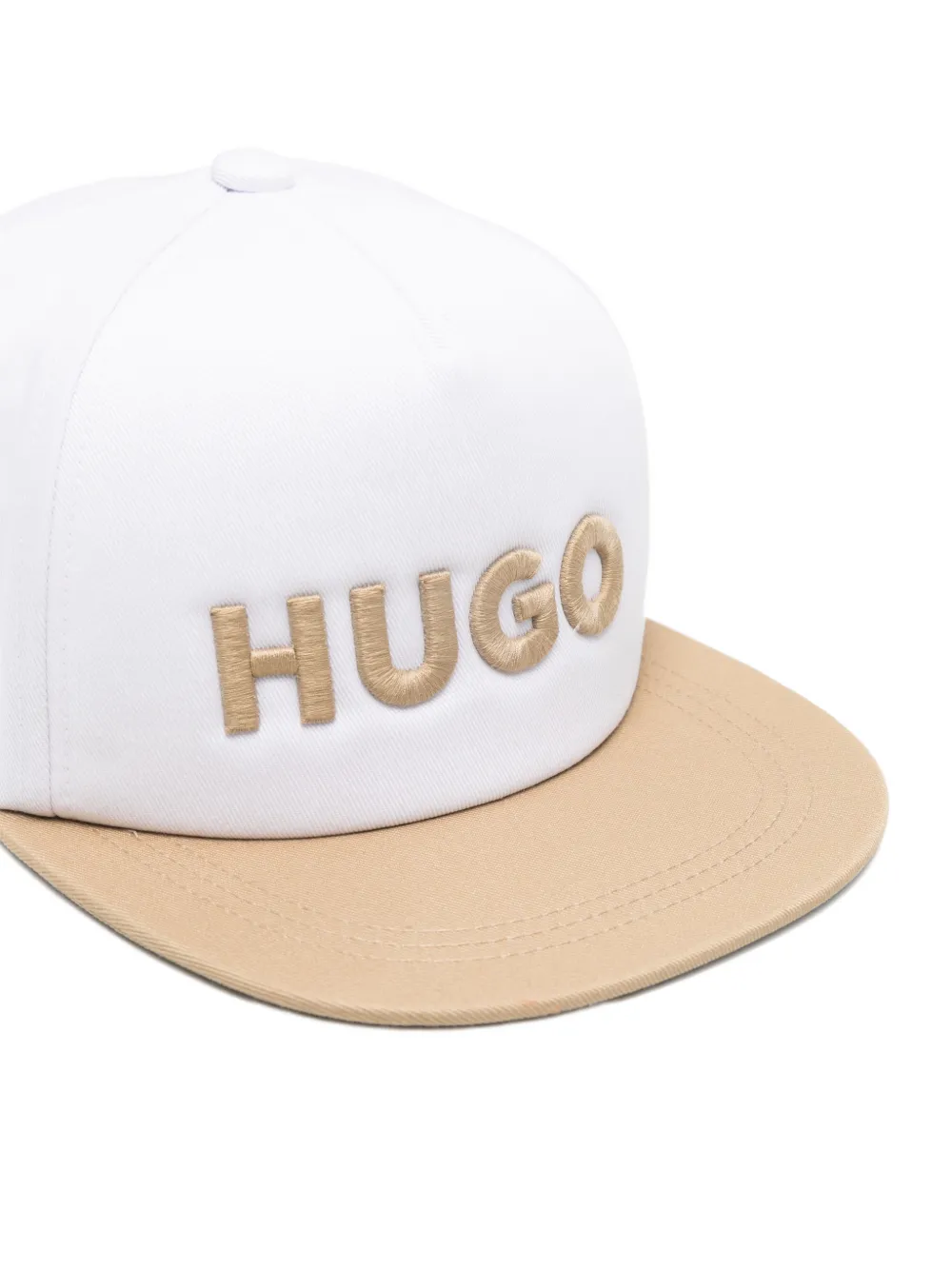  Hugo Kids Logo-embroidered Baseball Cap - White 