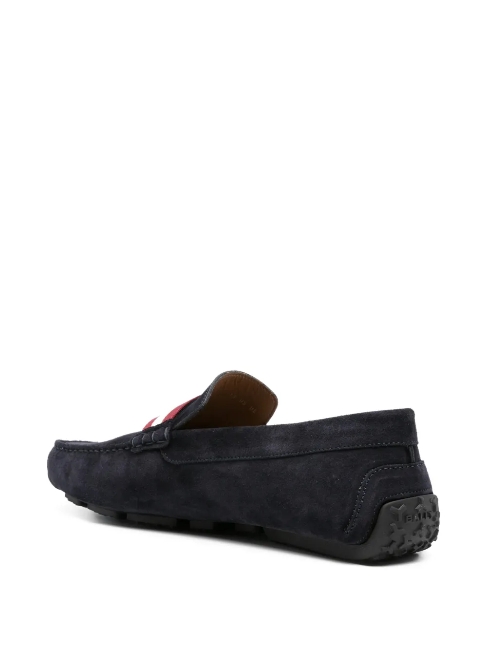 Bally Loafers met gestreept detail Blauw