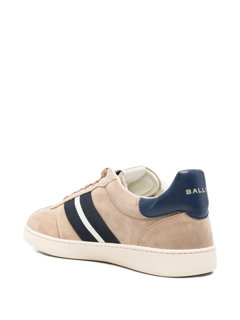 Bally Sneakers met gestreept vlak Beige