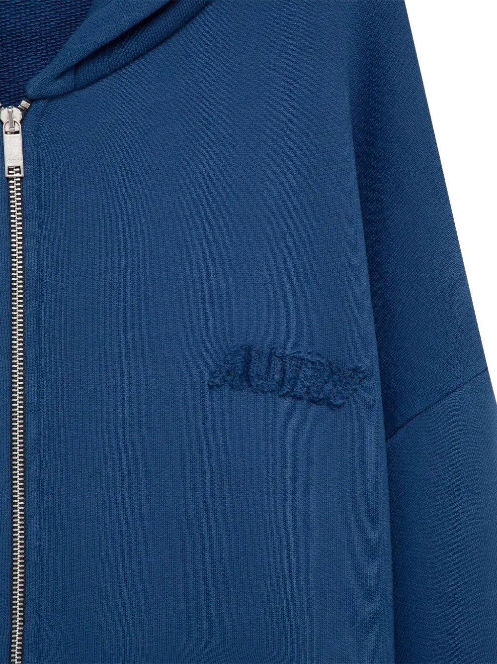 Autry Hoodie met rits en logodetail Blauw
