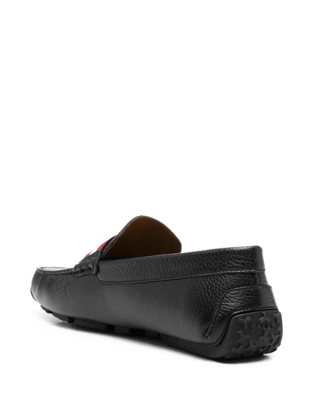 Bally Gestreepte loafers Zwart