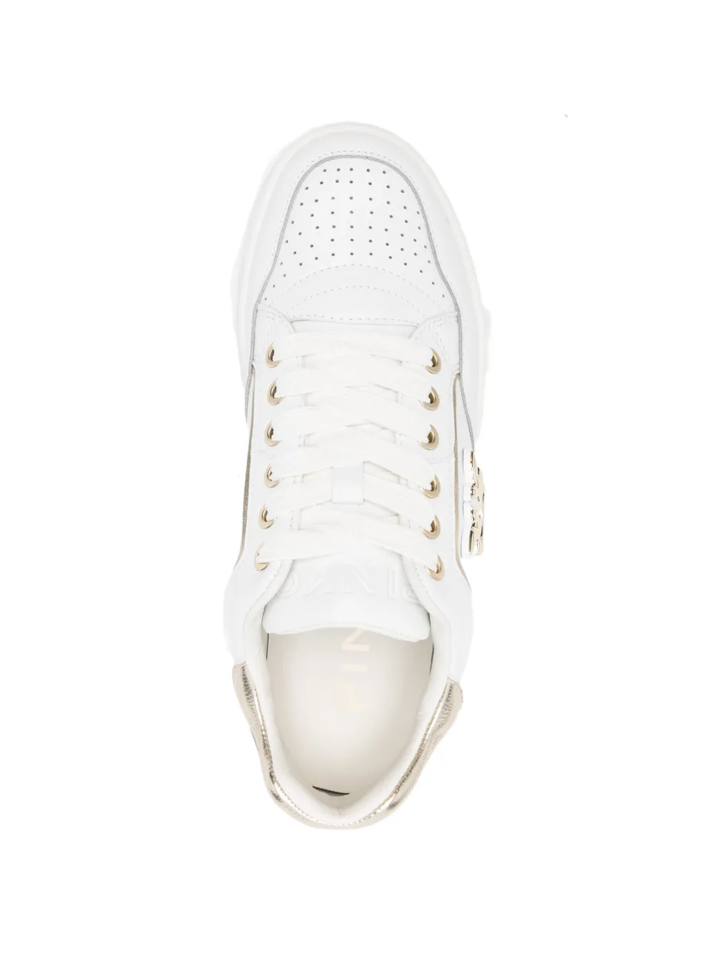 PINKO Sneakers met logoplakkaat Wit