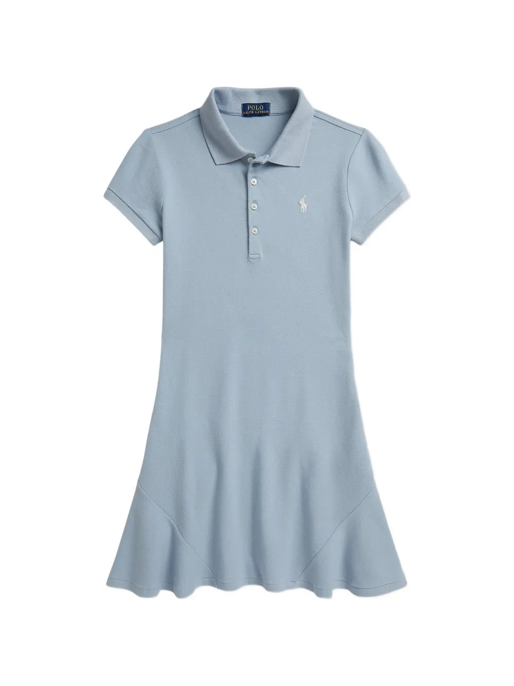 POLO RALPH LAUREN KIDS logo short-sleeve dress - Blu