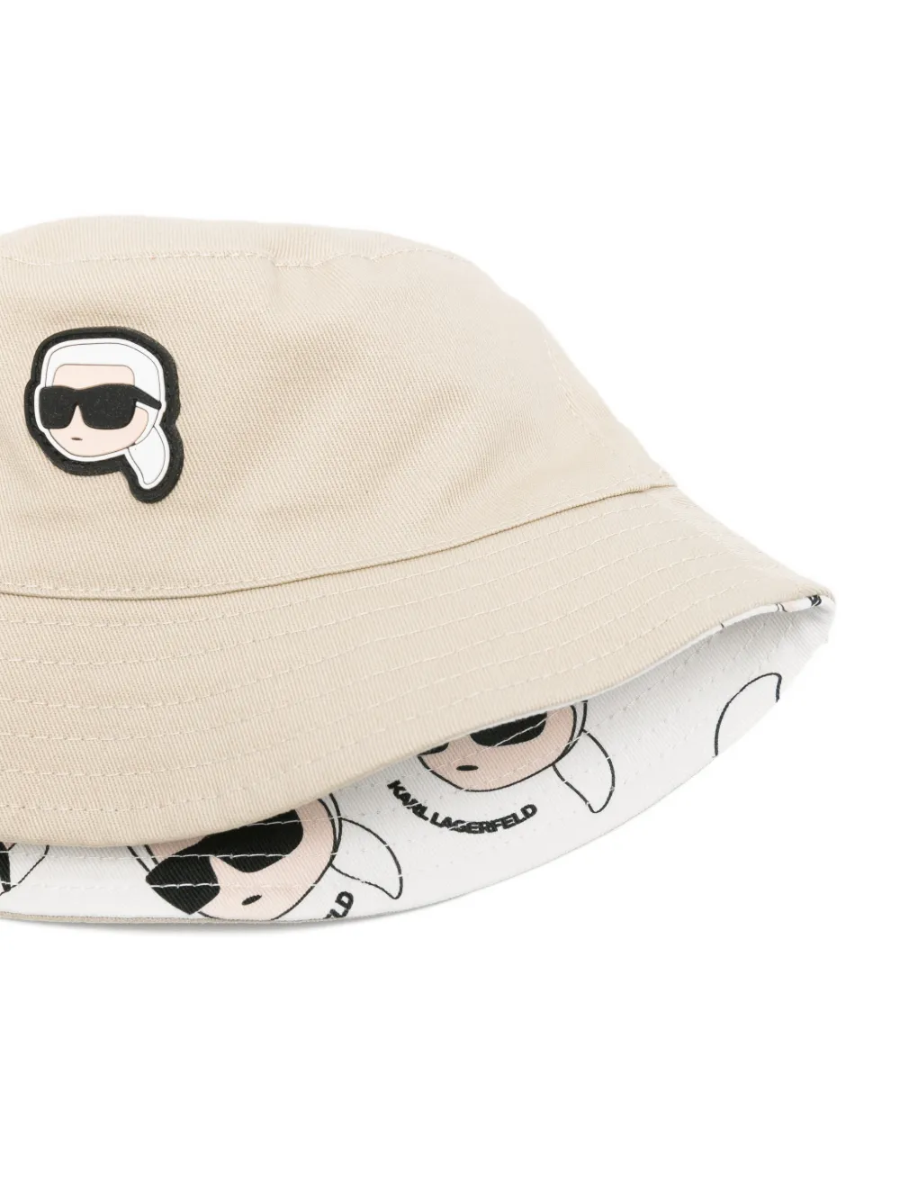 Logo-Patch Reversible Bucket Hat