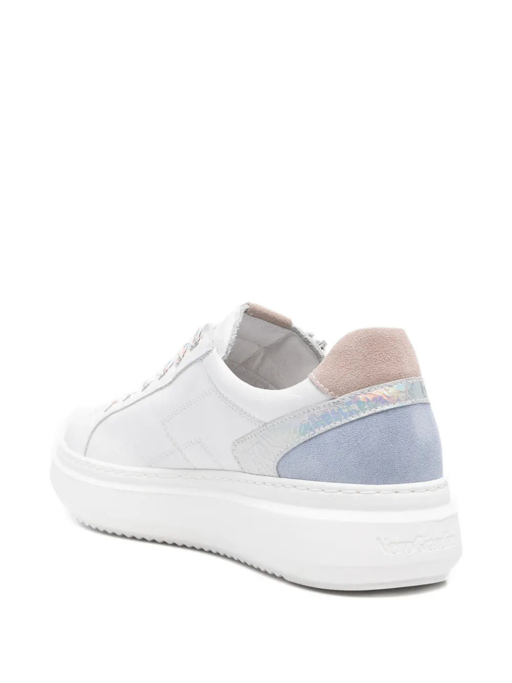 NERO GIARDINI Leren sneakers Wit