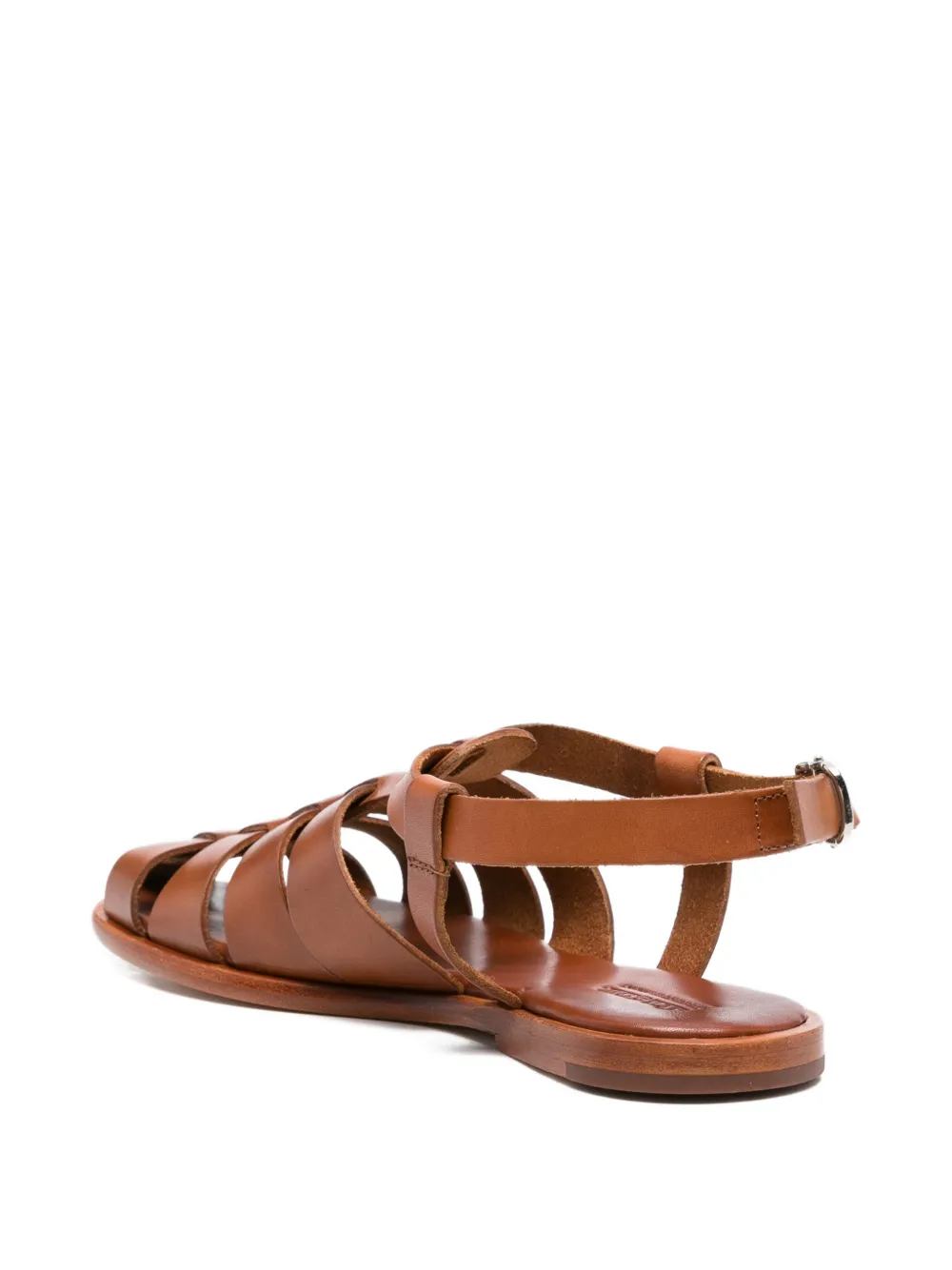 DRAGON DIFFUSION Geweven sandalen met gespsluiting Bruin