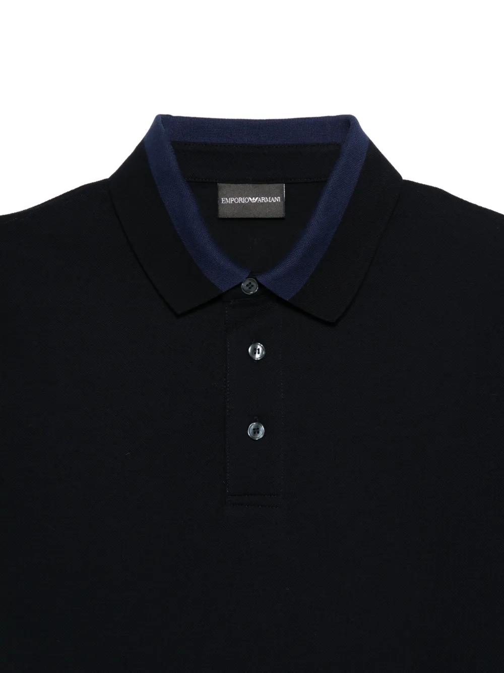 Emporio Armani Poloshirt met korte mouwen Blauw