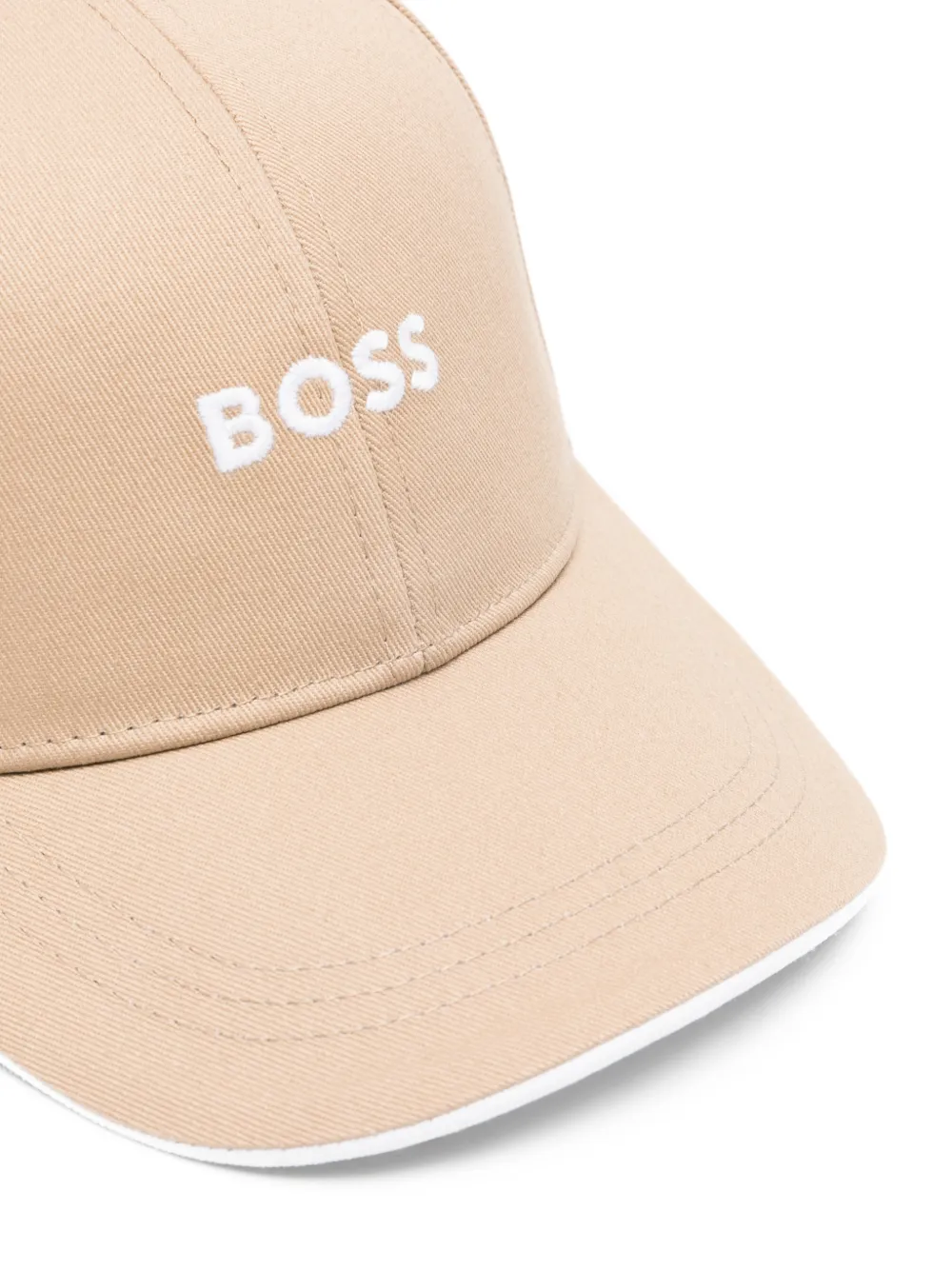  Boss Logo-embroidered Baseball Hat - Neutrals 