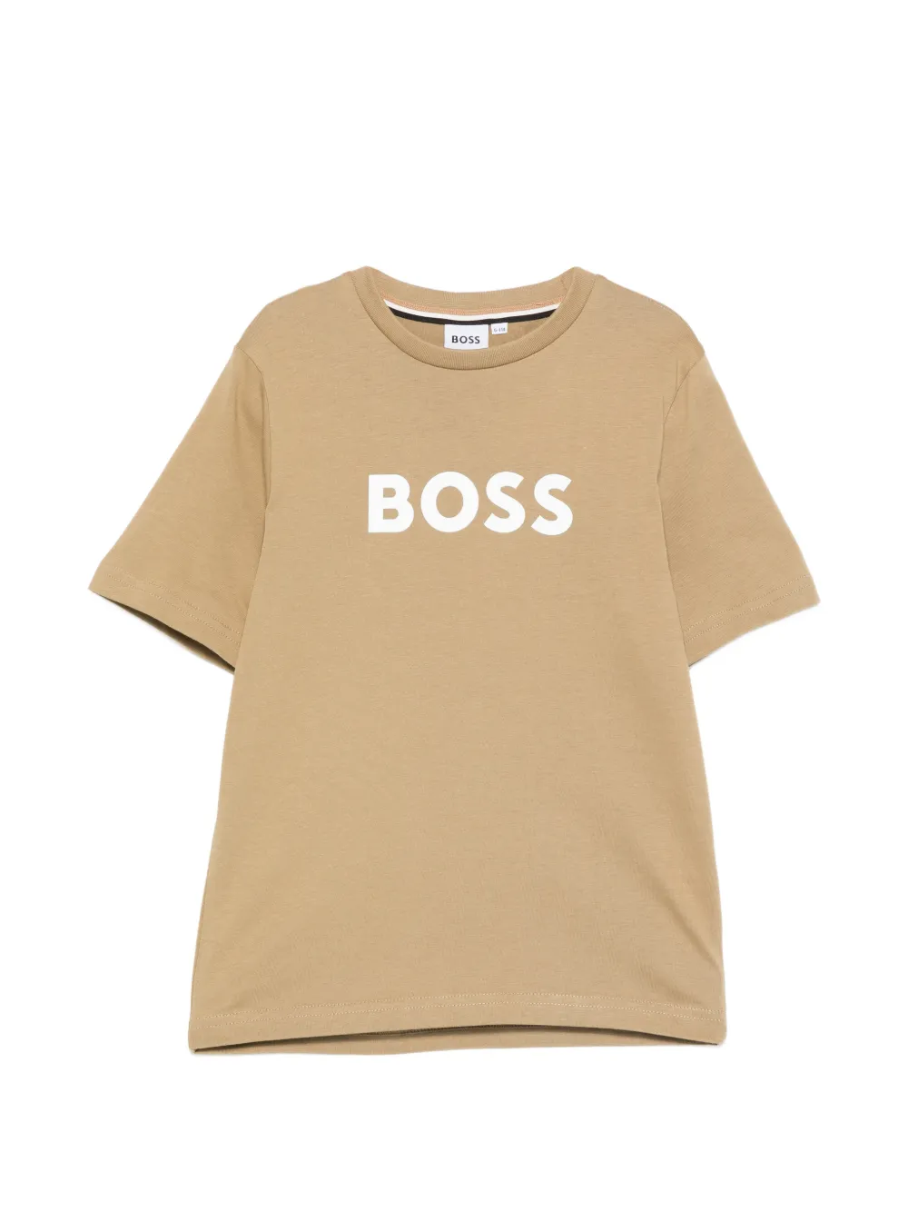 BOSS logo-print T-shirt - Verde