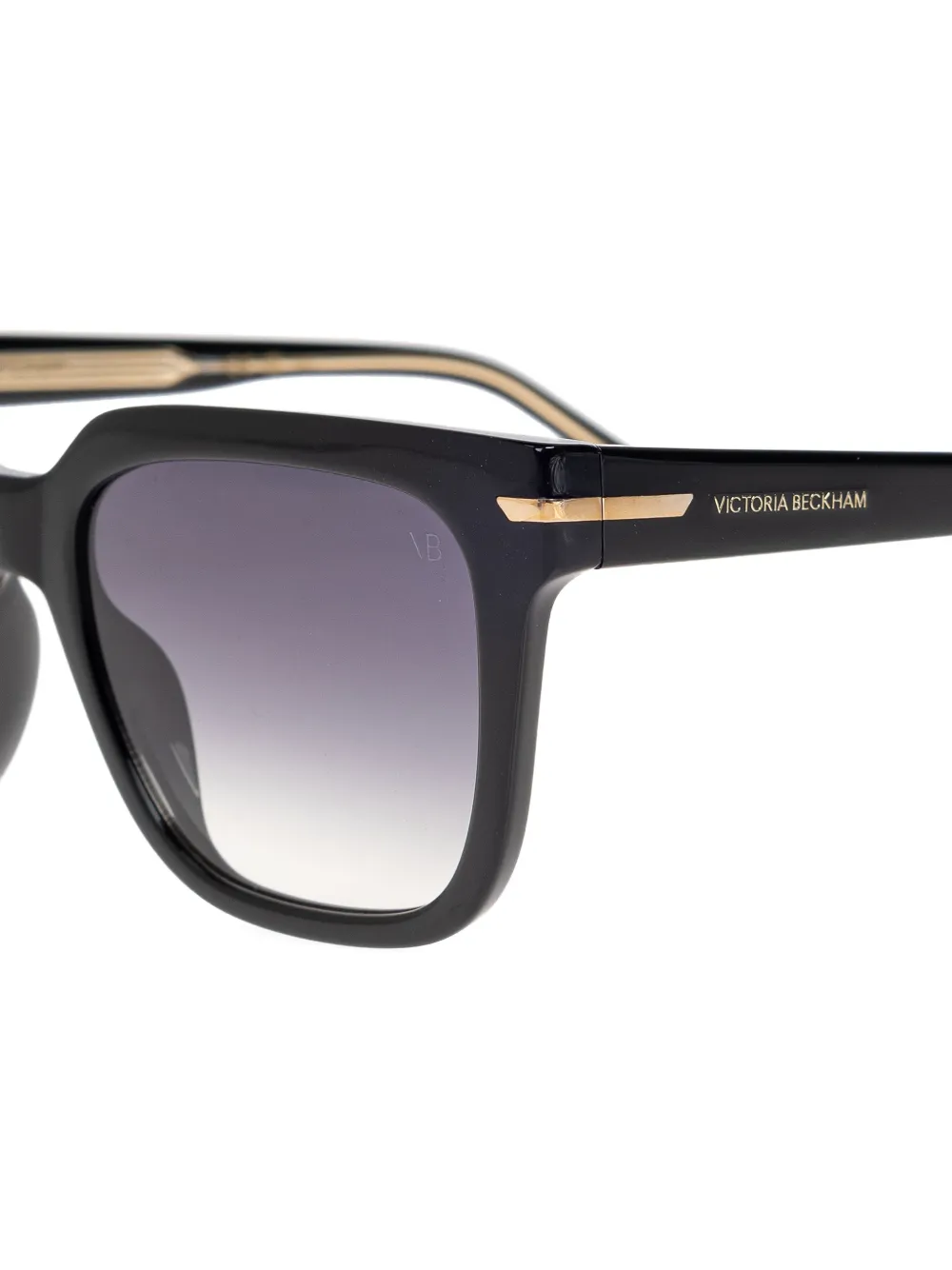  Victoria Beckham Eyewear Square-frame Sunglasses - Black 