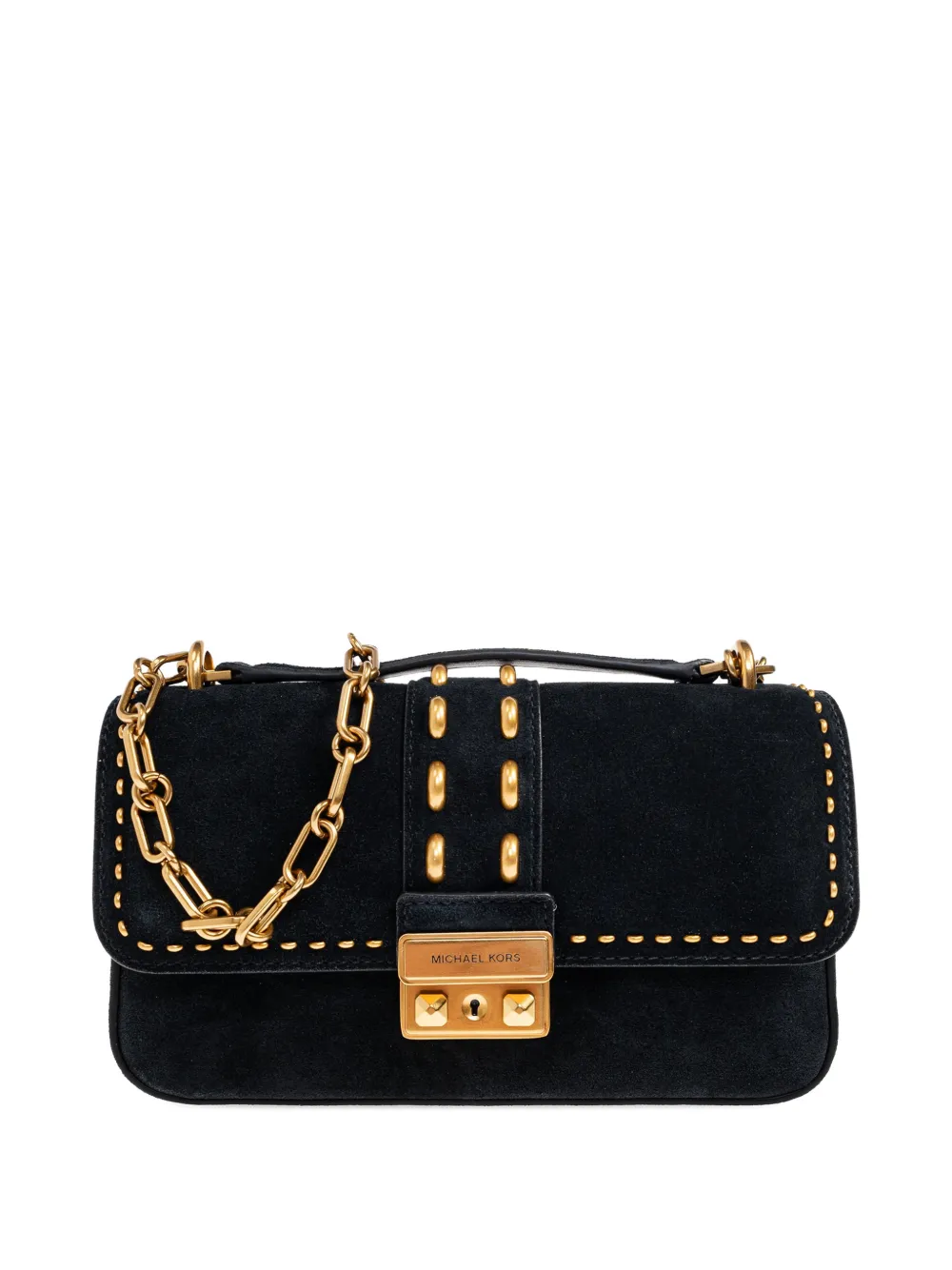 Michael Michael Kors small Tribeca chain embellished tote bag - Nero