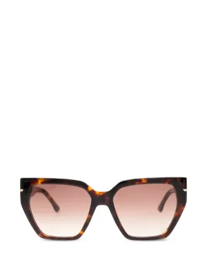 Prada Eyewear トータスシェル キャットアイ サングラス | ブラウン