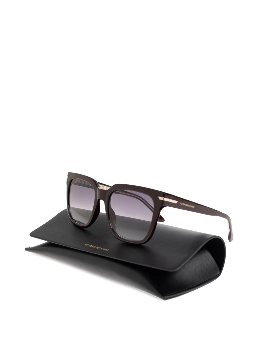 Victoria Beckham Eyewear Zonnebril met vierkant montuur Rood