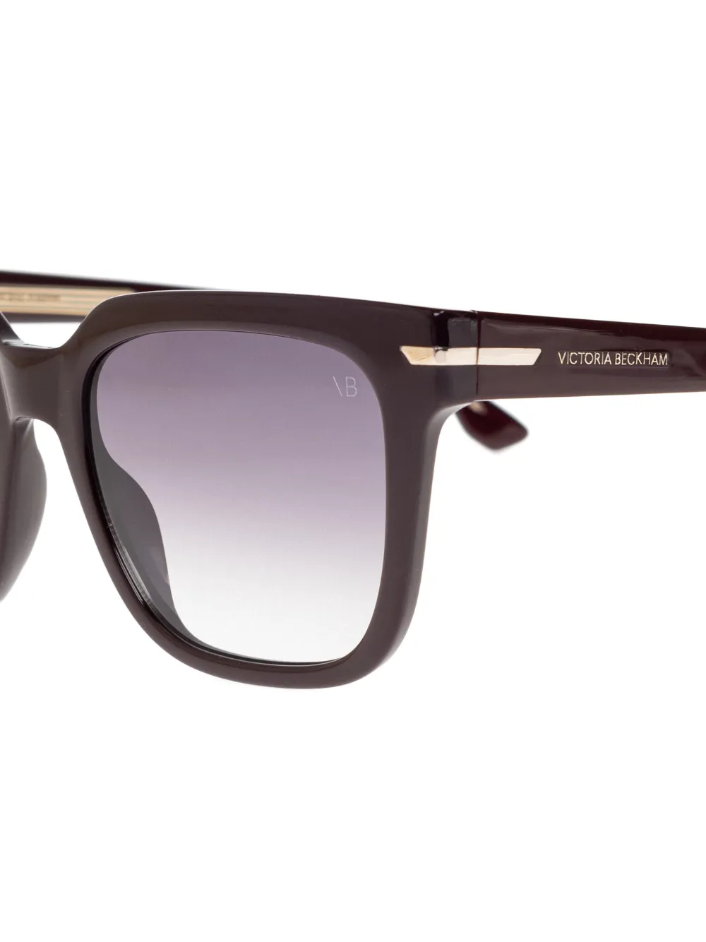 Victoria Beckham Eyewear Zonnebril met vierkant montuur Rood