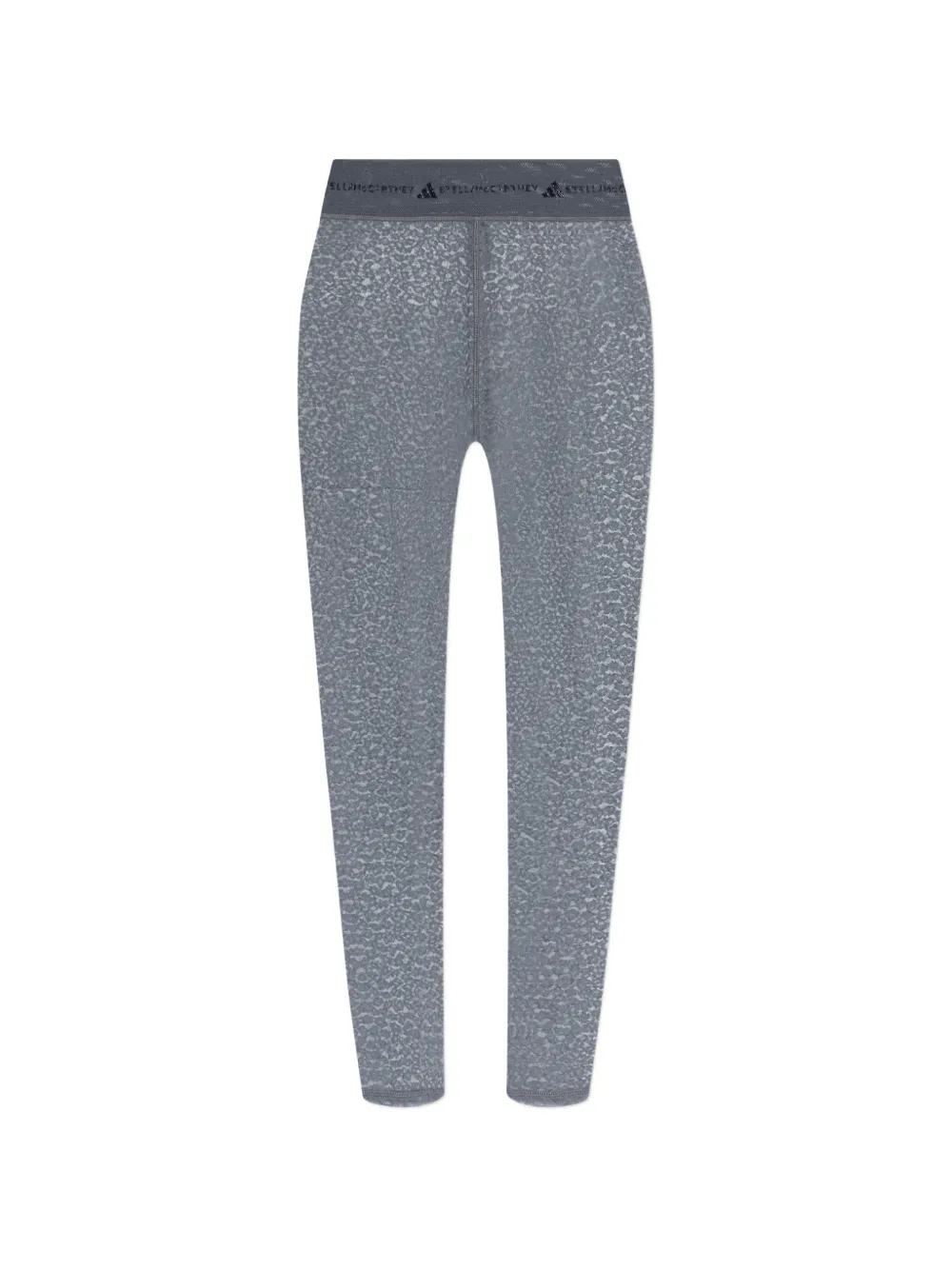 adidas by Stella McCartney printed waistband leggings - Grigio