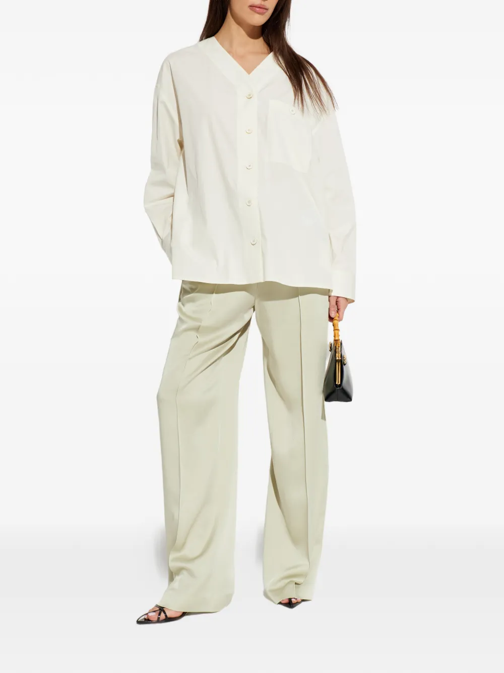  Jil Sander+ Chest-pocket Buttoned Shirt - Neutrals 