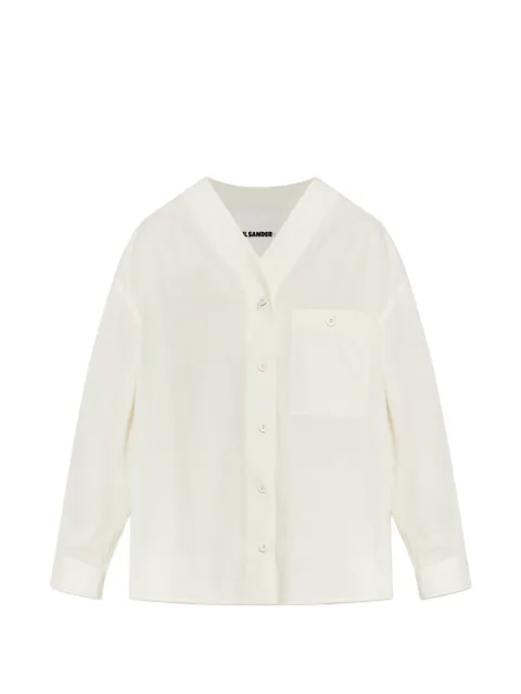 JIL SANDER+ camisa con bolsillo en el pecho