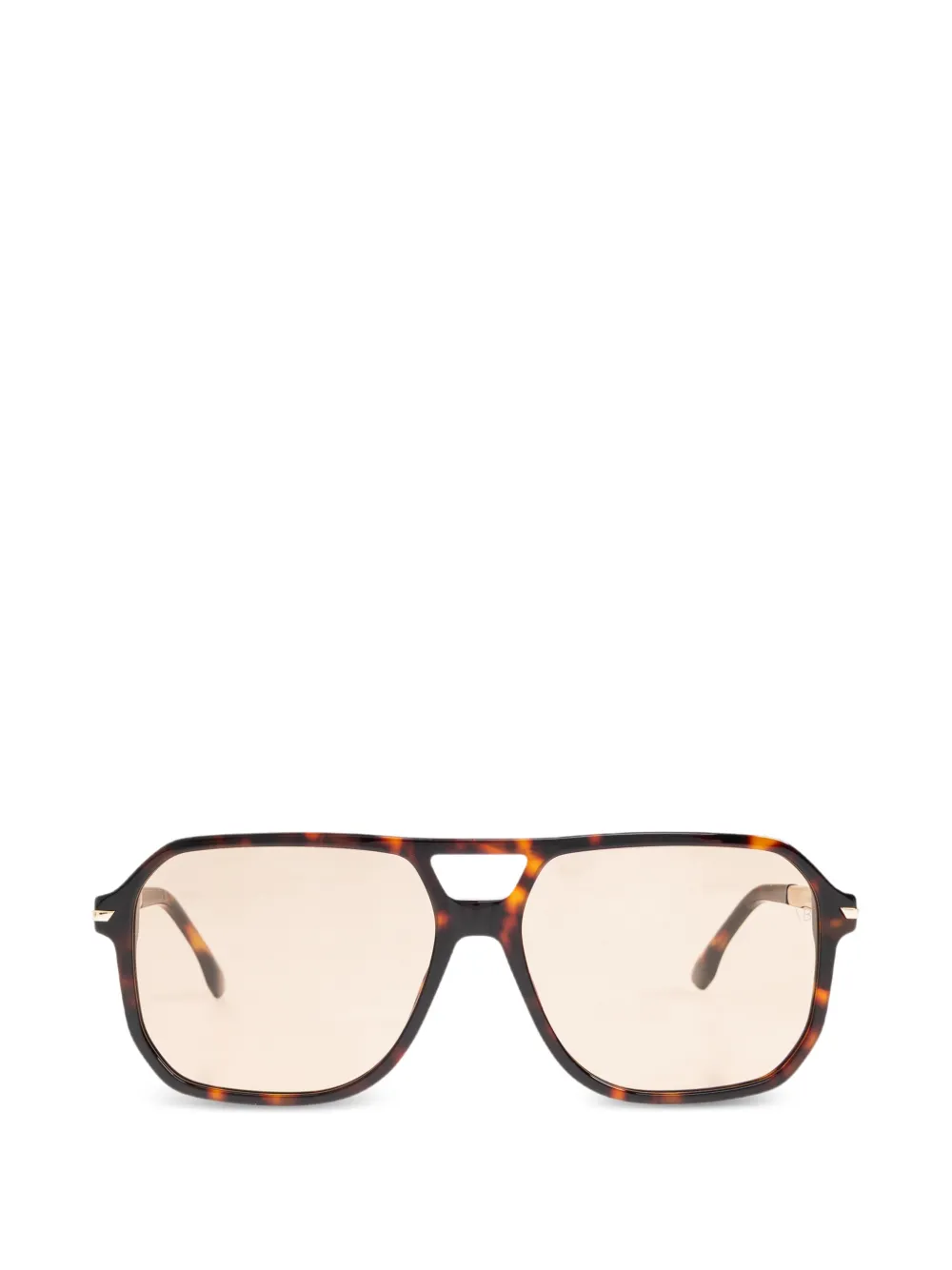 Victoria Beckham Eyewear geometric-frame sunglasses - Marrone