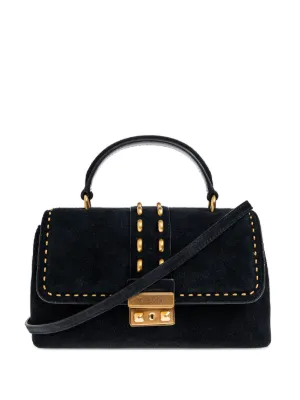 Tory Burch Eleanor レザーハンドバッグ ミニ | ブラック | FARFETCH JP