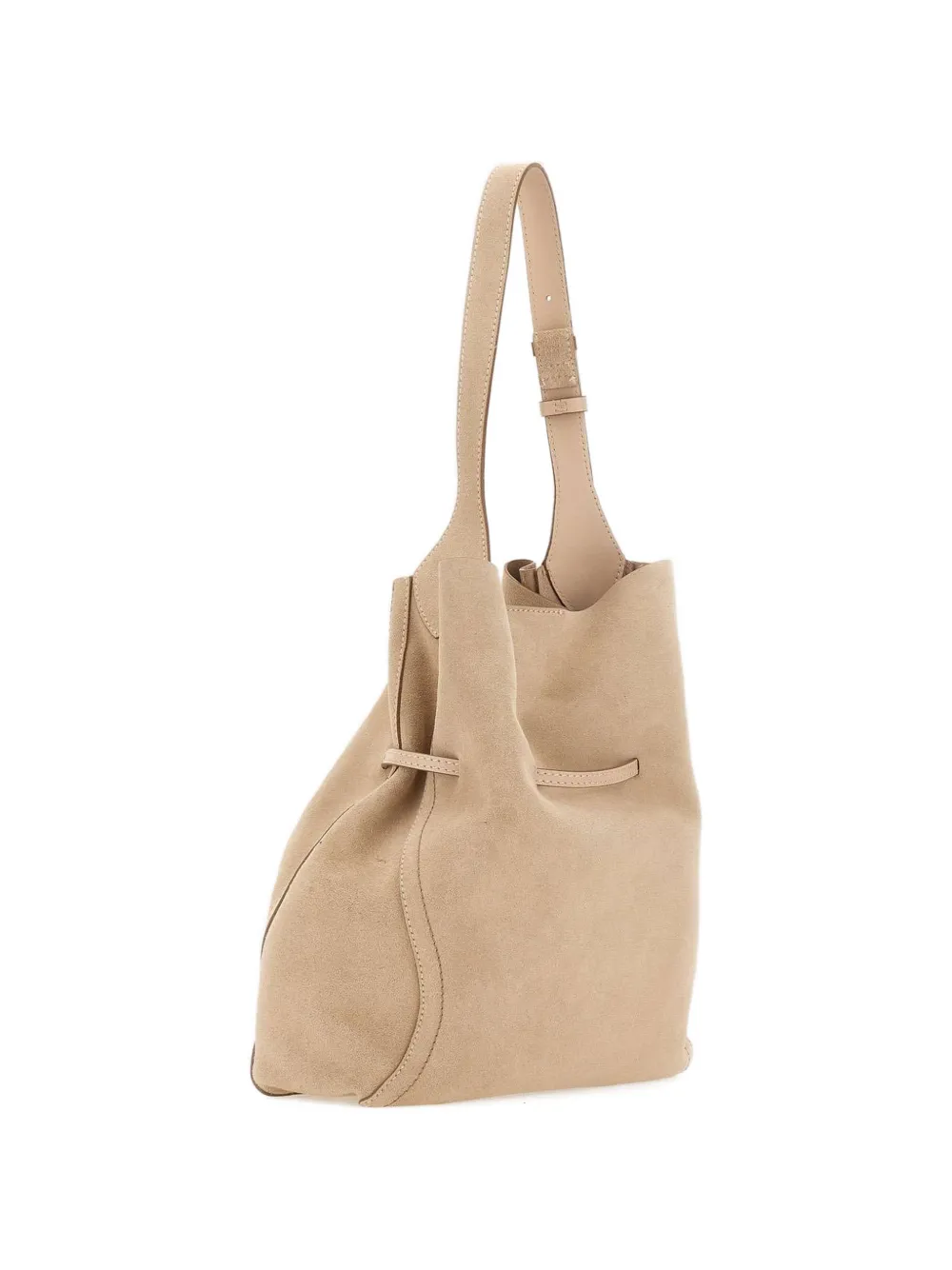 GIANNI CHIARINI Sienna schoudertas met contrasterend stiksel Beige
