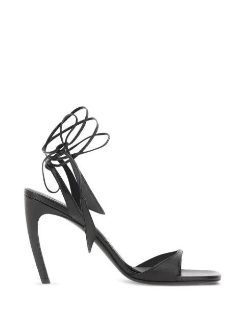 The Attico Ora tie-fastening heeled sandals
