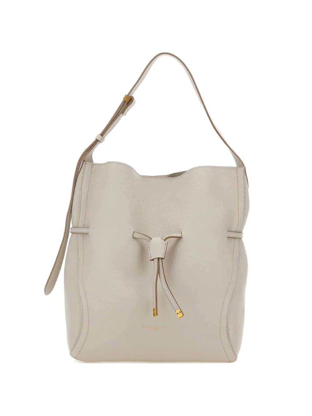 GIANNI CHIARINI Sienna leather shoulder bag - Toni neutri