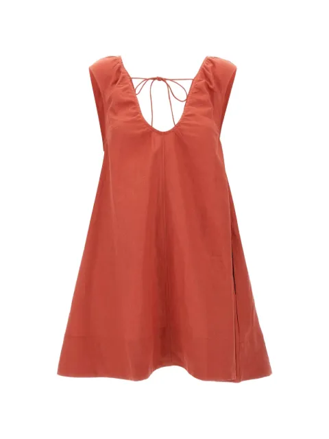 Faithfull Perla V-neck mini dress