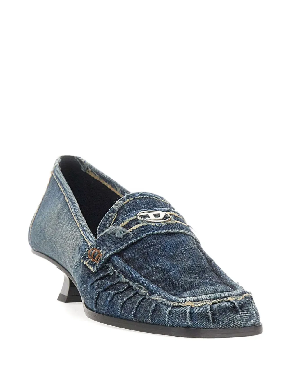 Diesel D-Amber pumps verfraaid met logo Blauw