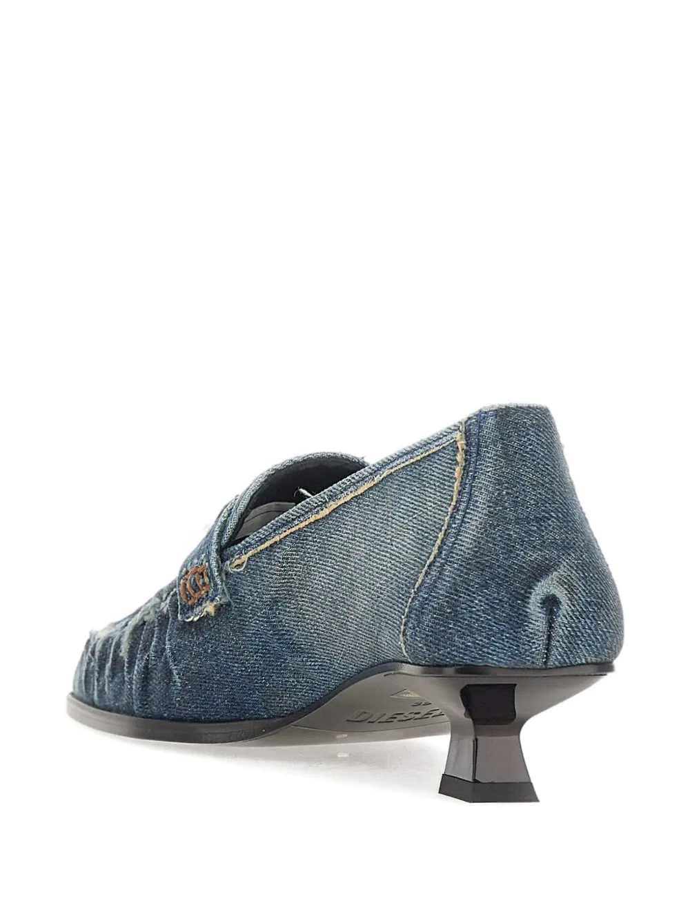 Diesel D-Amber pumps verfraaid met logo Blauw