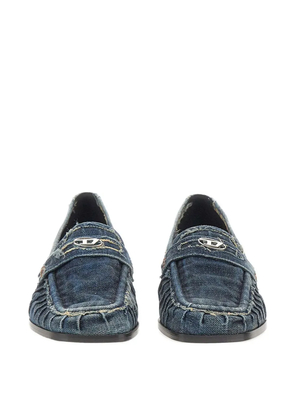 Diesel D-Amber pumps verfraaid met logo Blauw