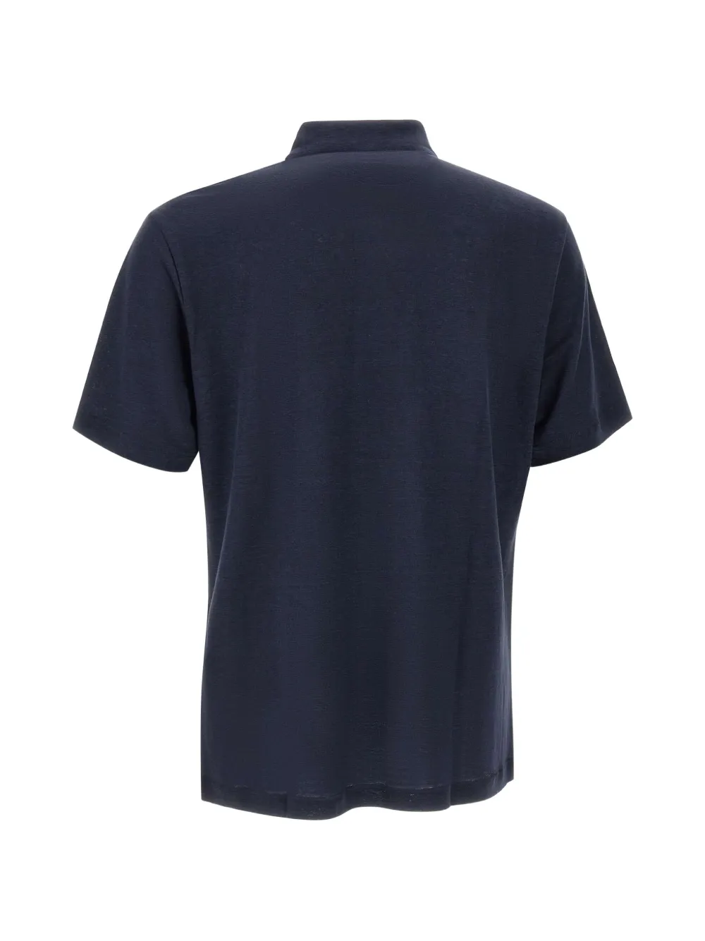 Eleventy Poloshirt met knopen Blauw