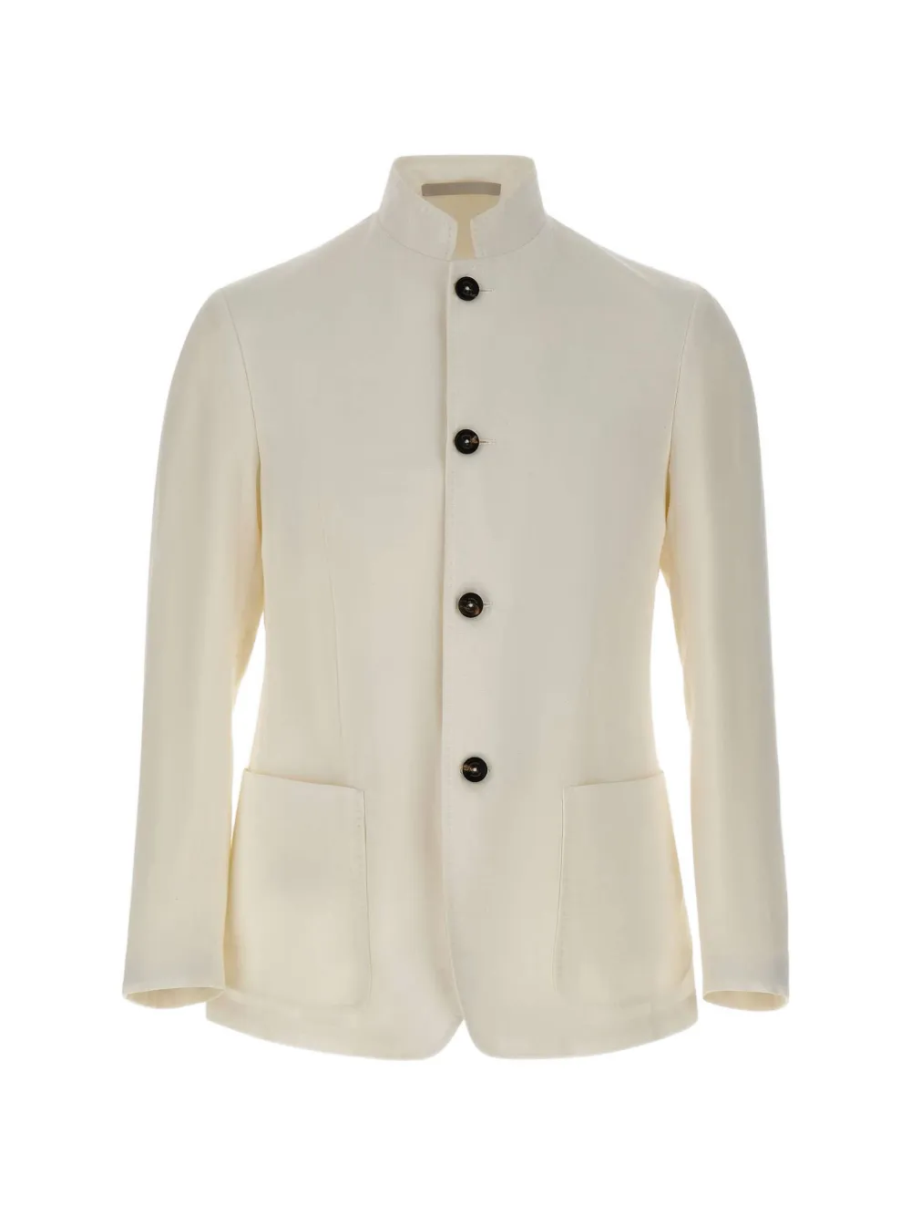Eleventy long-sleeve button blazer - Bianco