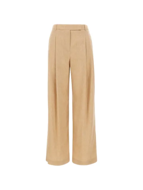 Eleventy belt-loop pleated trousers